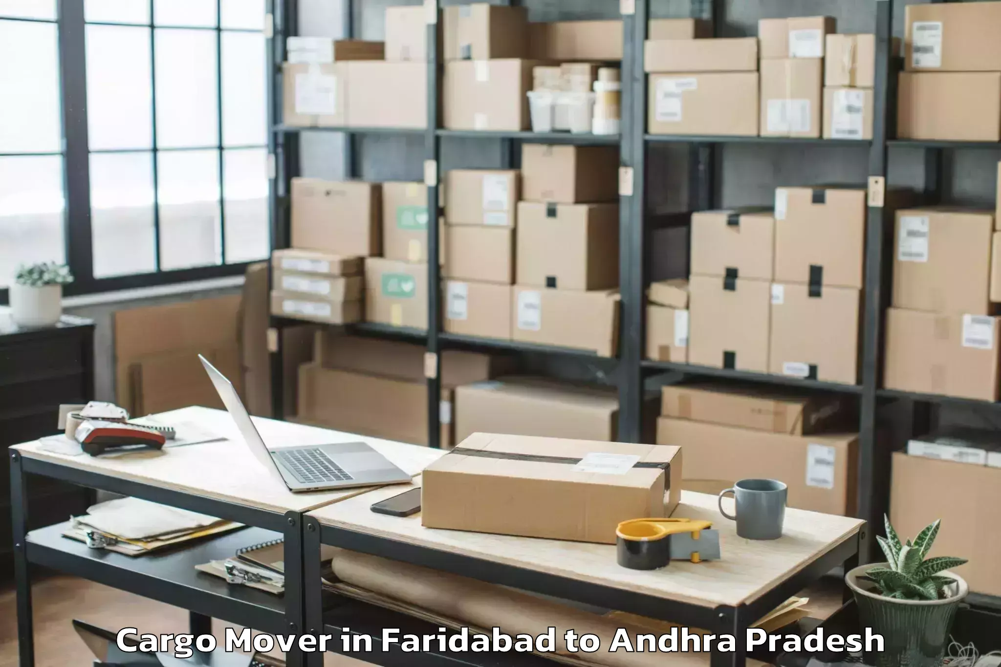 Book Faridabad to Kethe Palle Cargo Mover Online